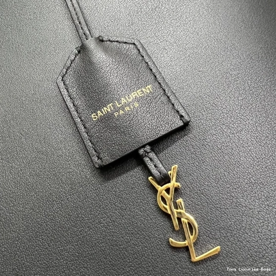 Tony Luxuries SAINT LAURENT LEATHER YSL SHOPPING 0727